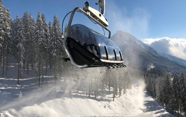 Sessellift mit dem Ennskraxn